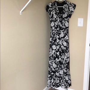 Black maxi dress